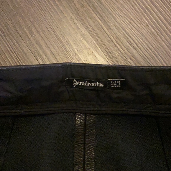 Stradivarius Faux Leather Skirt - Picture 3 of 4